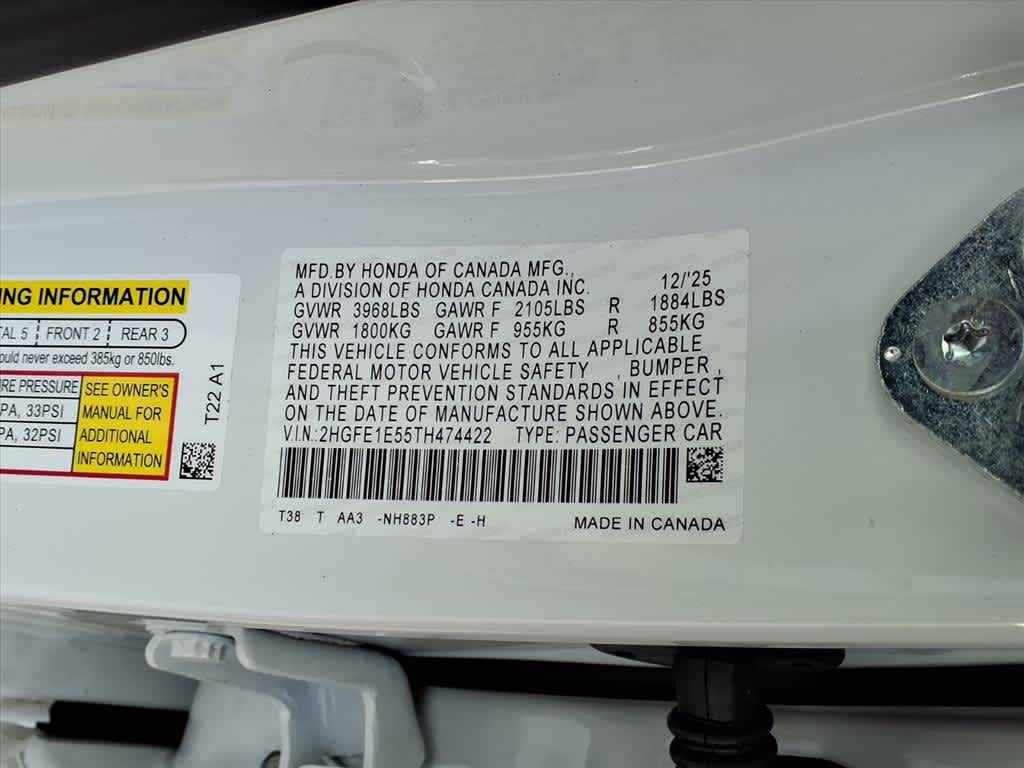 Thumbnail: 2026 Honda Civic - 21