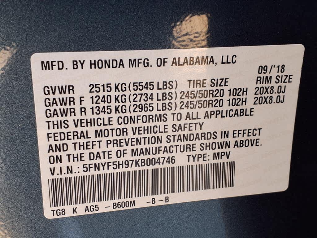 Thumbnail: 2019 Honda Pilot - 25