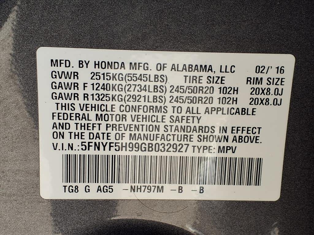 Thumbnail: 2016 Honda Pilot - 25