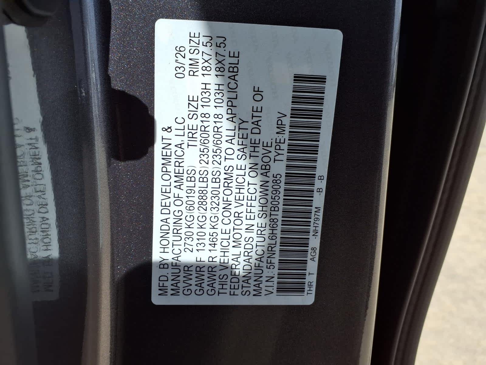 Thumbnail: 2026 Honda Odyssey - 21