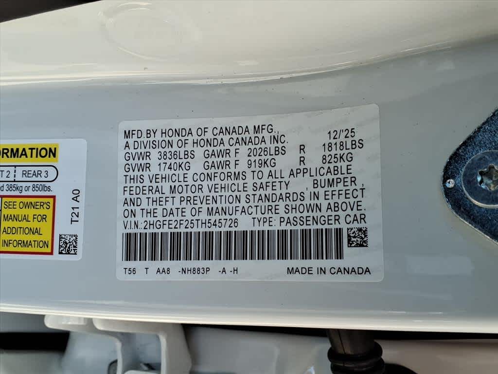 Thumbnail: 2026 Honda Civic - 21