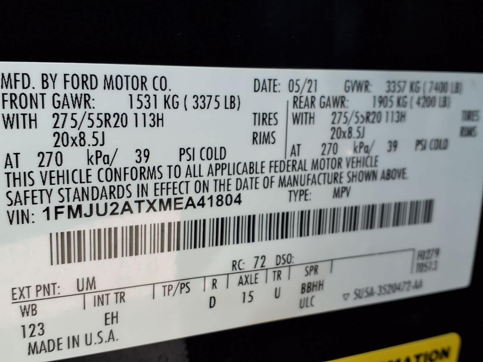 Thumbnail: 2021 Ford Expedition - 24