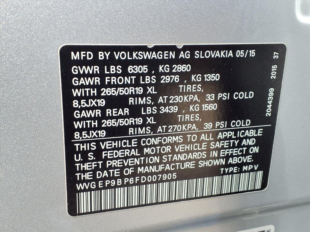 Thumbnail: 2015 Volkswagen Touareg - 25