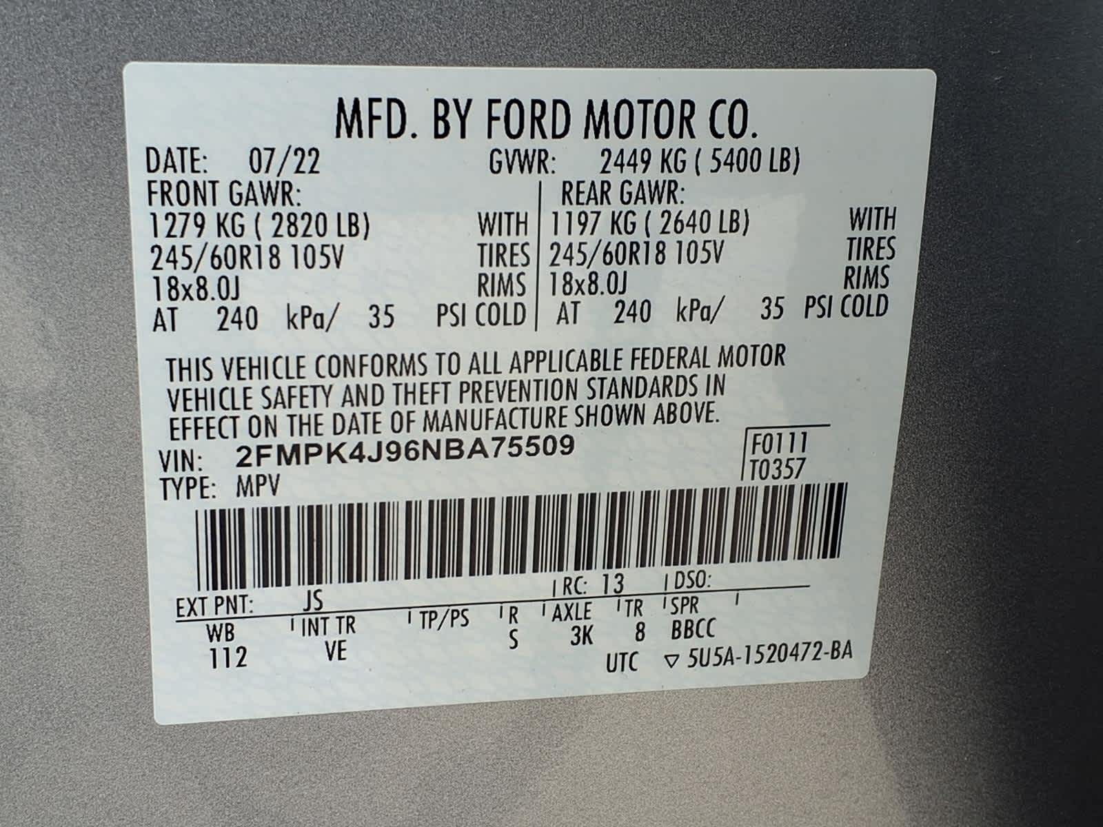 Thumbnail: 2022 Ford Edge - 24