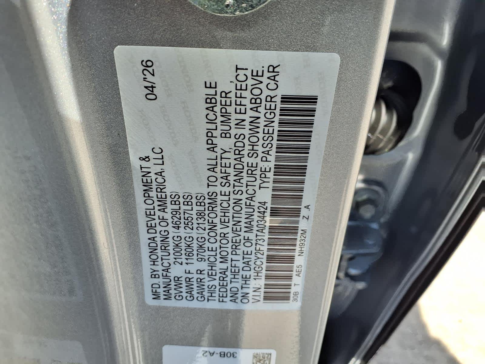 Thumbnail: 2026 Honda Accord - 21