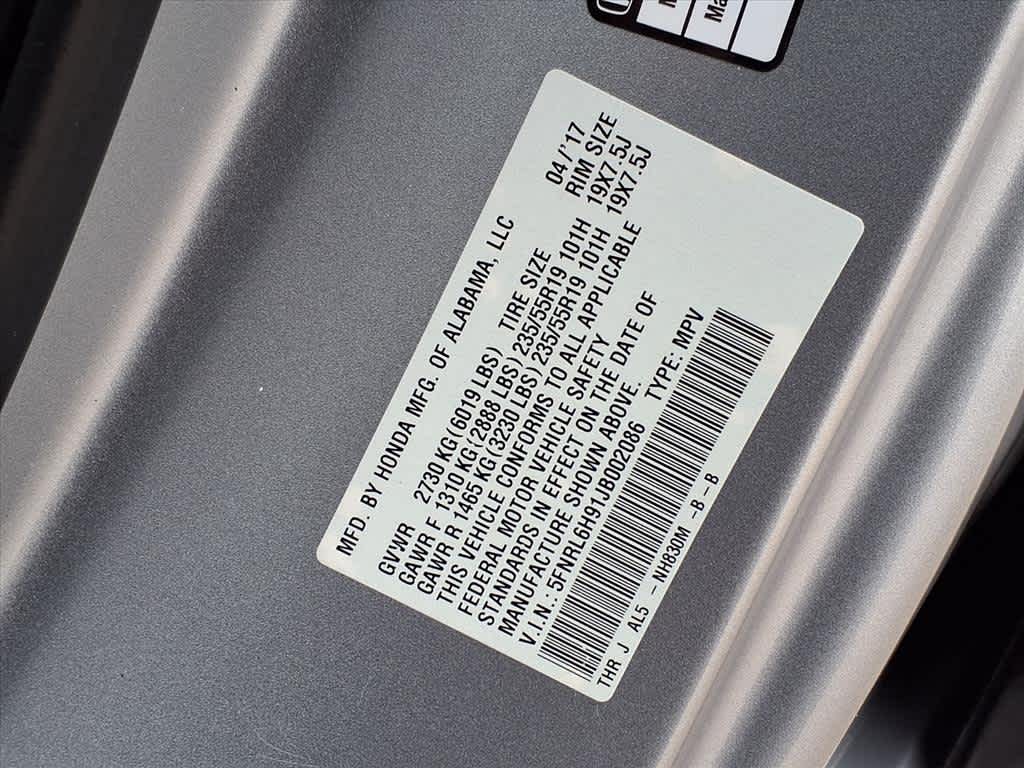 Thumbnail: 2018 Honda Odyssey - 21