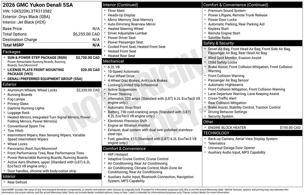 Used 2026 GMC Yukon Denali SUV