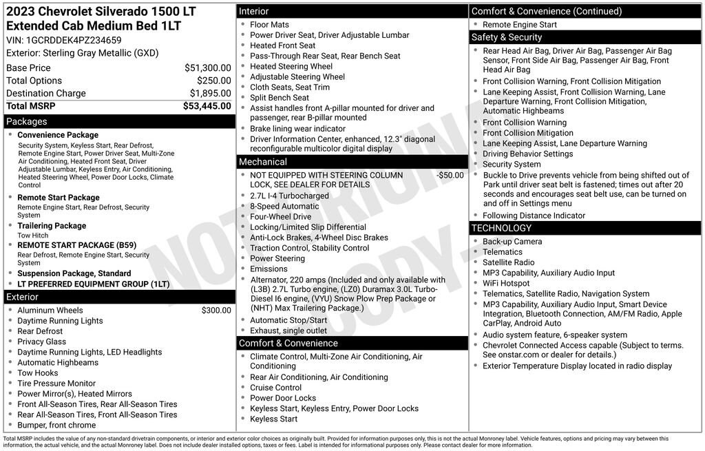 Used 2023 Chevrolet Silverado 1500 LT Truck