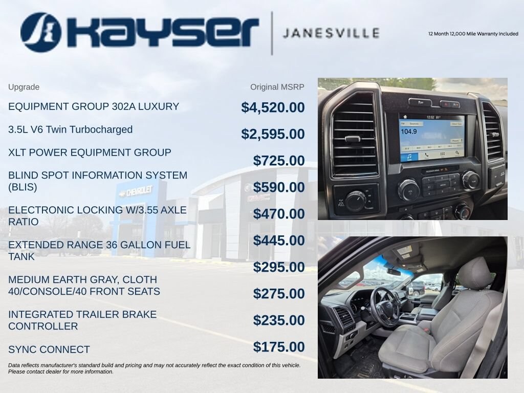 Used 2018 Ford F-150 XLT Truck SuperCrew Cab