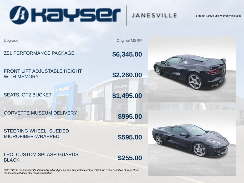 Used 2022 Chevrolet Corvette Stingray 2LT Coupe