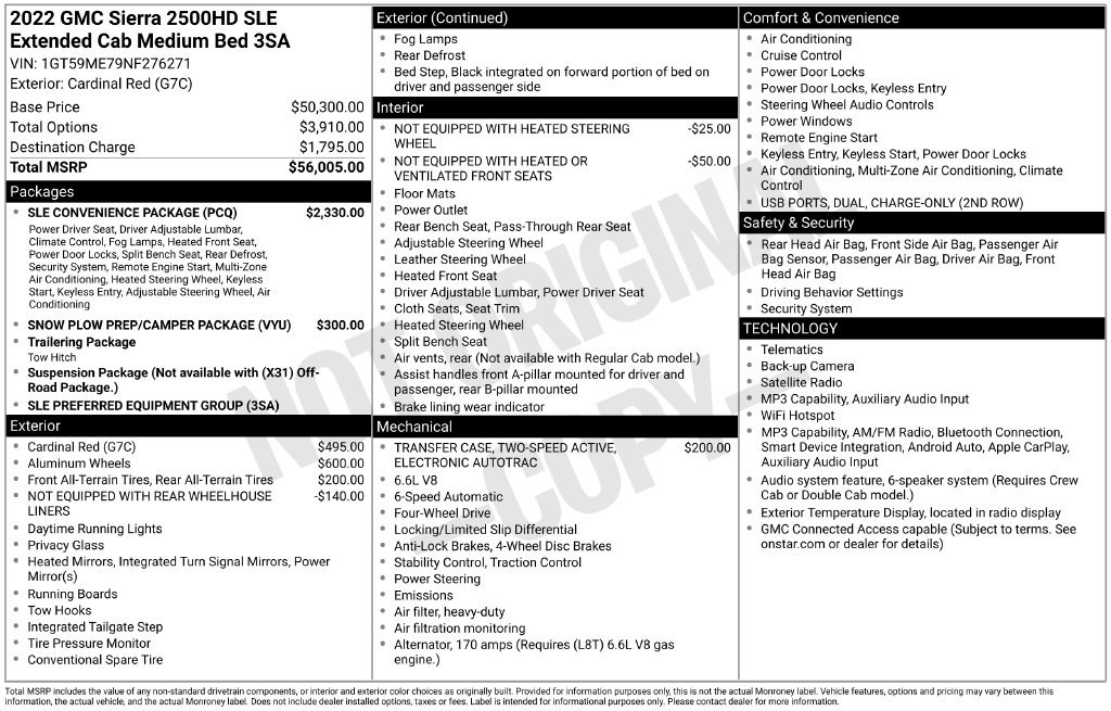 2022 GMC Sierra 2500HD SLE - Photo 5