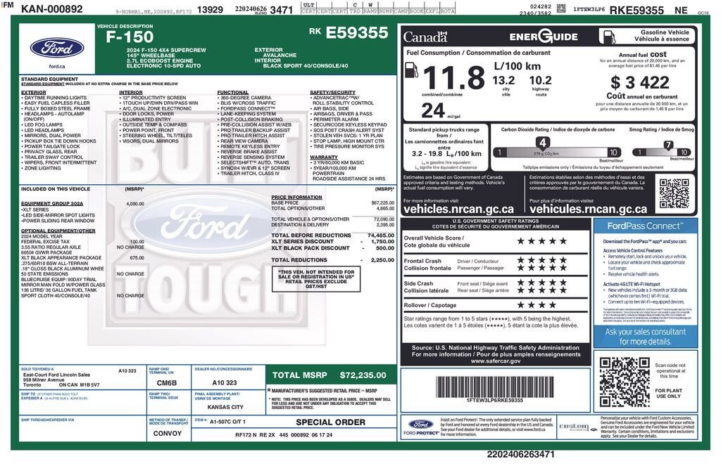 Used 2024 Ford F-150 XLT