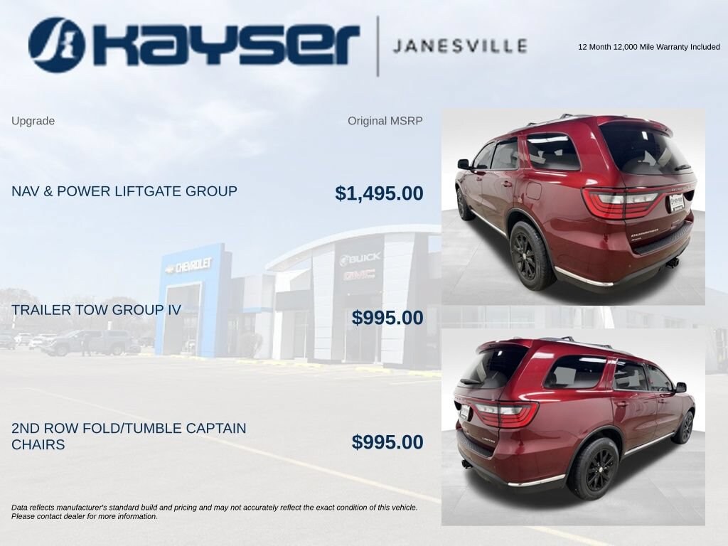 Used 2016 Dodge Durango Limited SUV