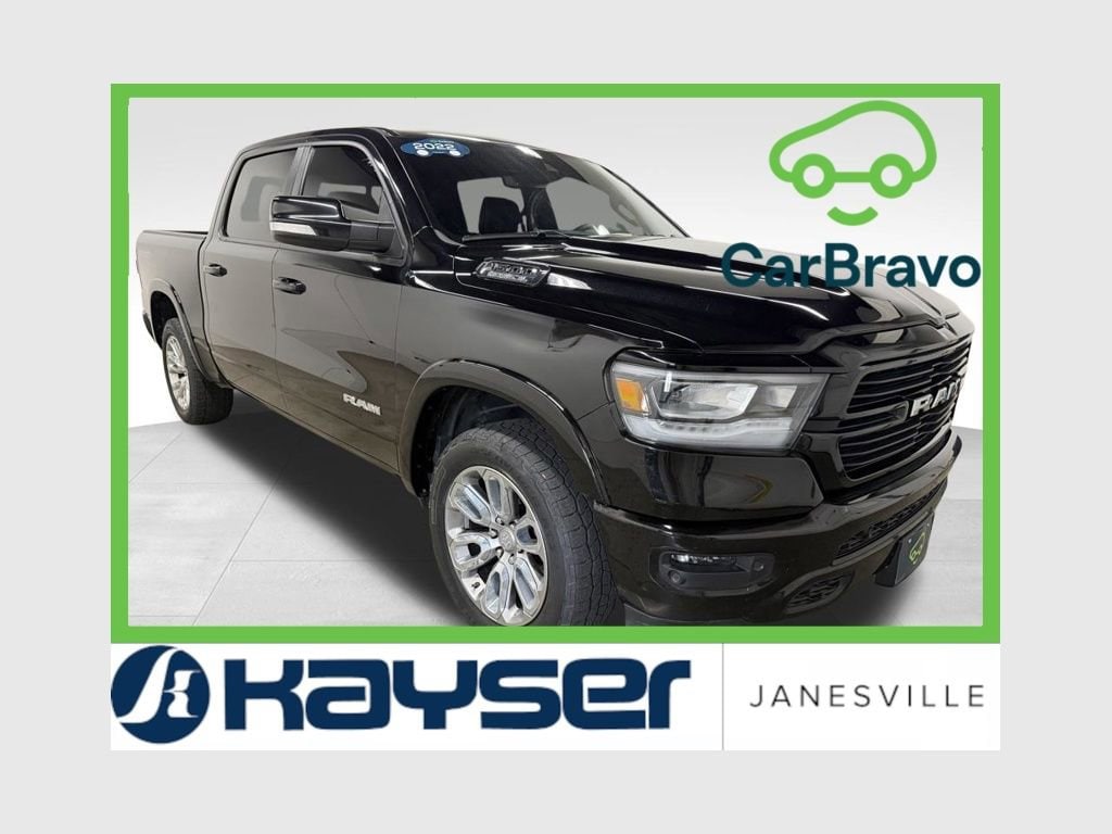 Used 2022 Ram 1500 Laramie Crew Cab 4x4 57 Box Truck Crew Cab