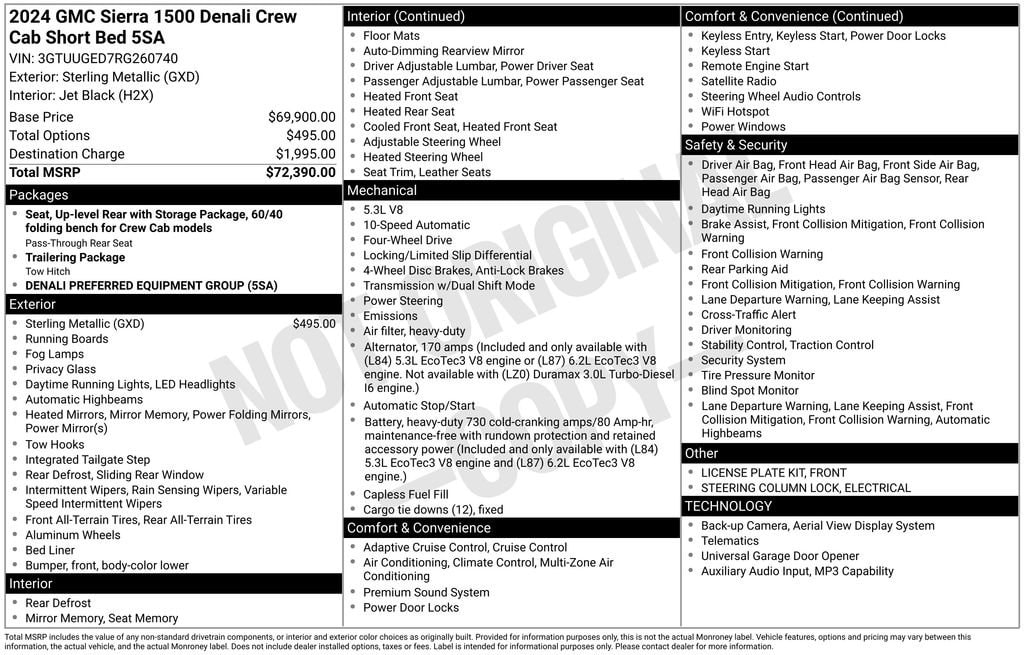 Used 2024 GMC Sierra 1500 Denali Truck Crew Cab