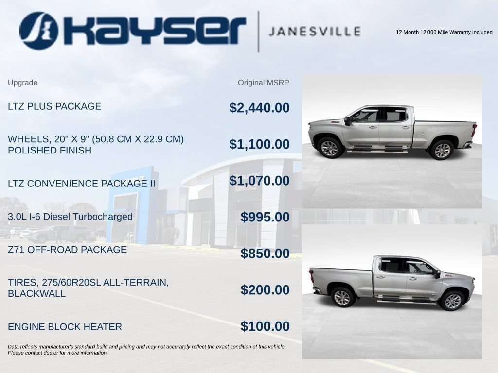 Used 2020 Chevrolet Silverado 1500 LTZ Truck Crew Cab
