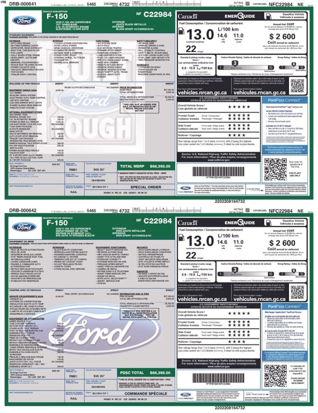 Used 2022 Ford F-150 XLT Truck SuperCrew Cab