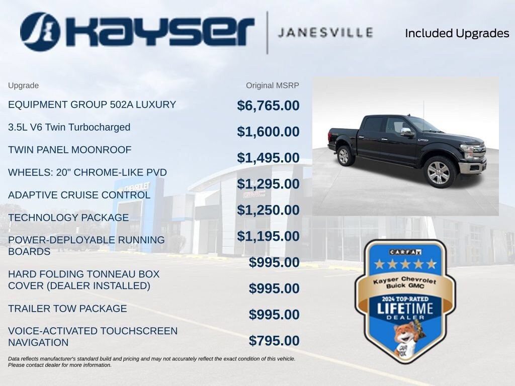 Used 2020 Ford F-150 Lariat Truck