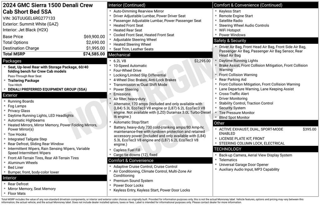 Used 2024 GMC Sierra 1500 Denali Truck