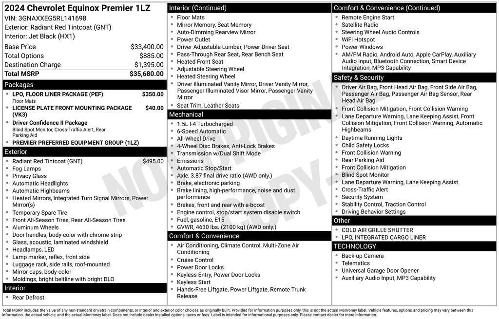 Used 2024 Chevrolet Equinox Premier SUV