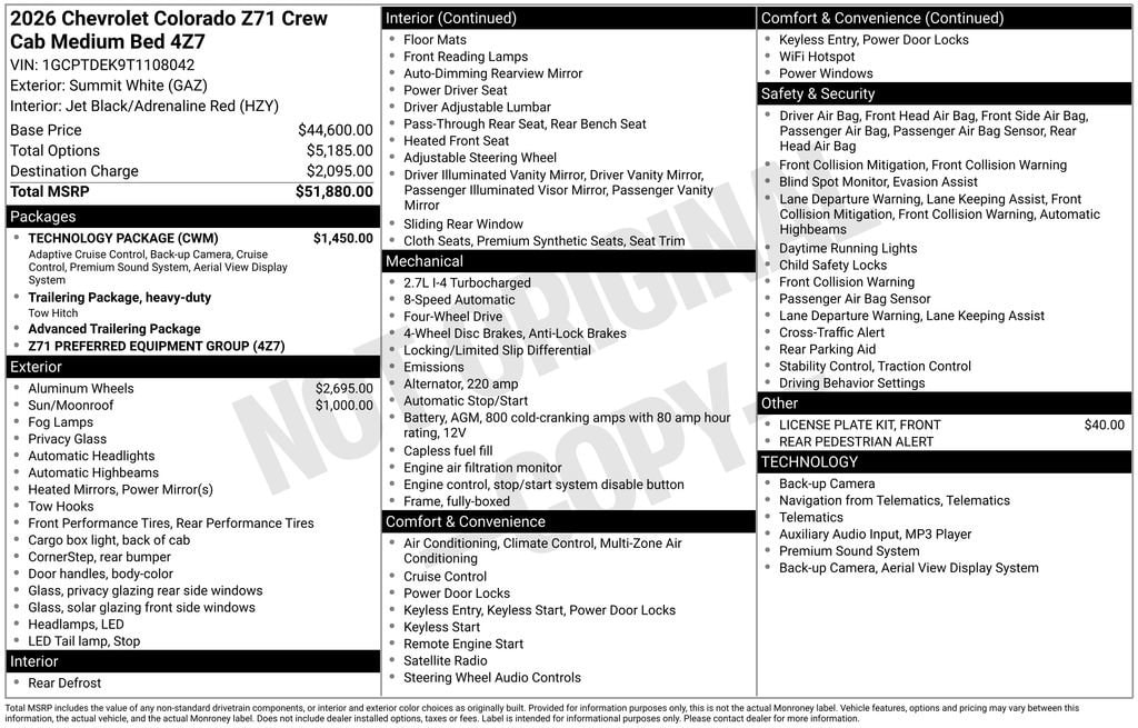 2026 Chevrolet Colorado Z71 - Photo 5