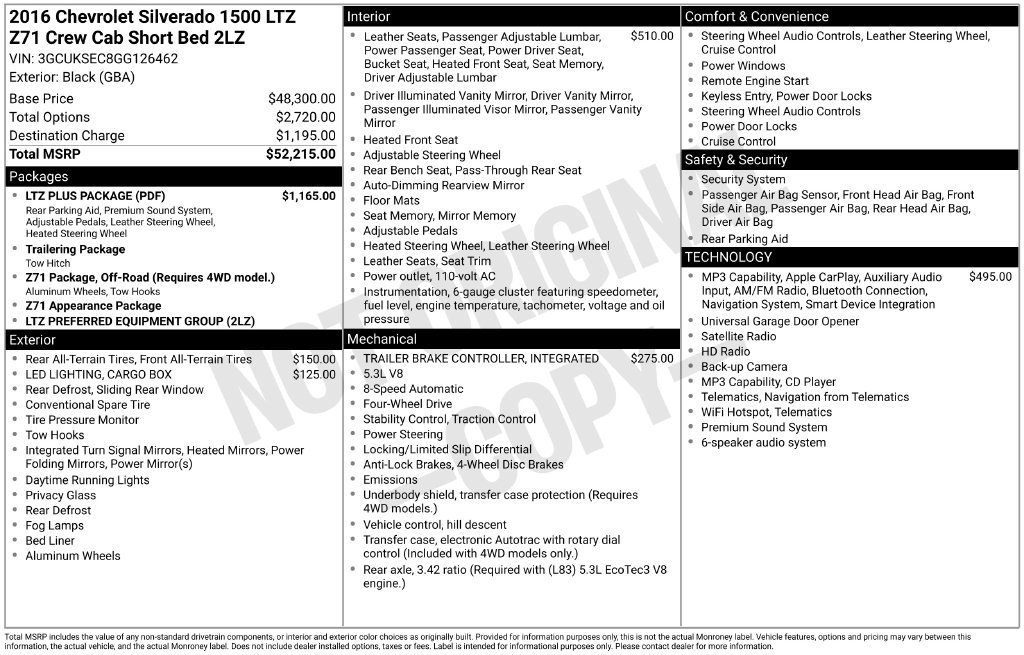 2016 Chevrolet Silverado 1500 LTZ - Photo 12