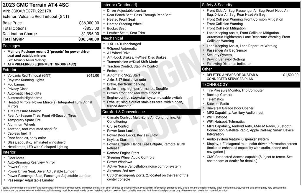 Used 2023 GMC Terrain AT4 SUV