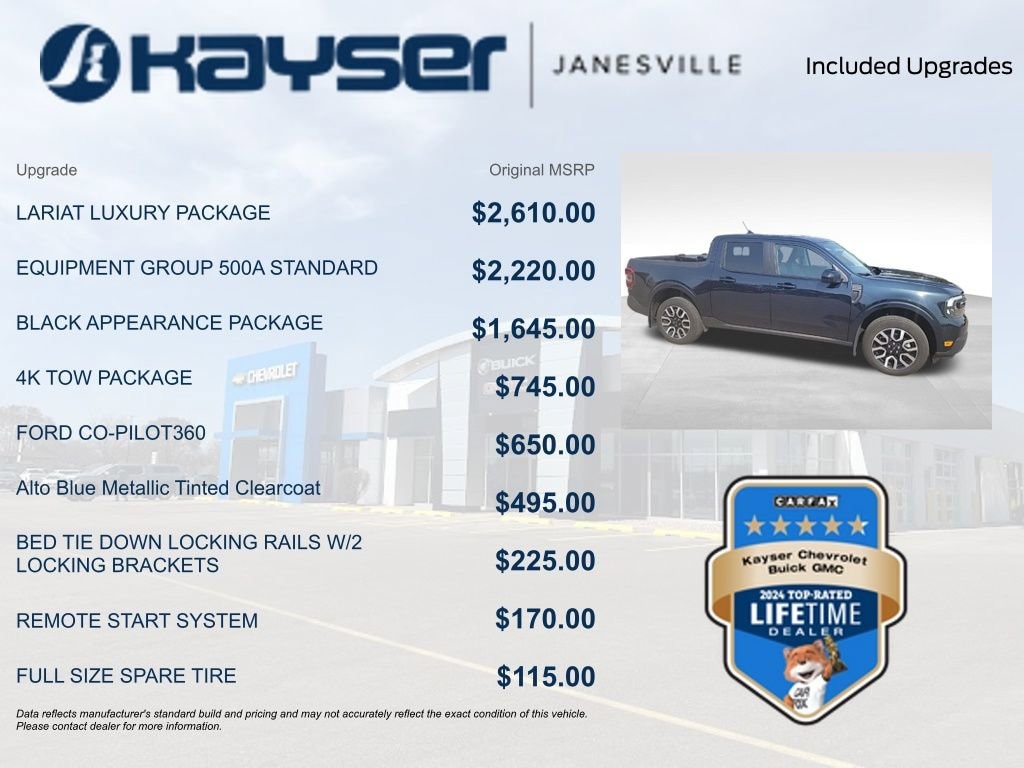 Used 2023 Ford Maverick Lariat Truck