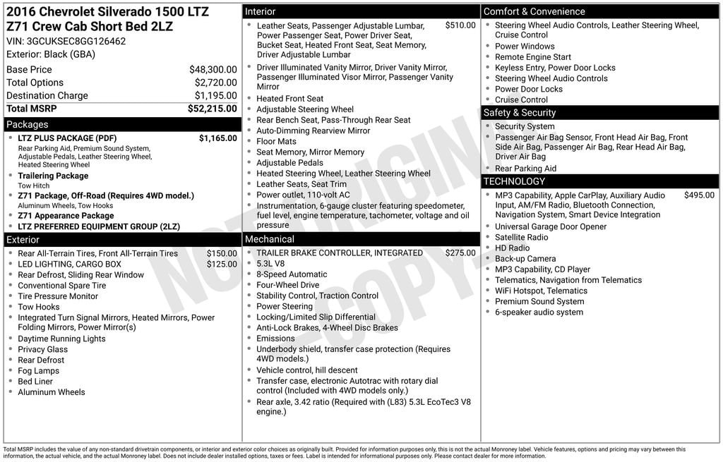 2016 Chevrolet Silverado 1500 LTZ - Photo 12