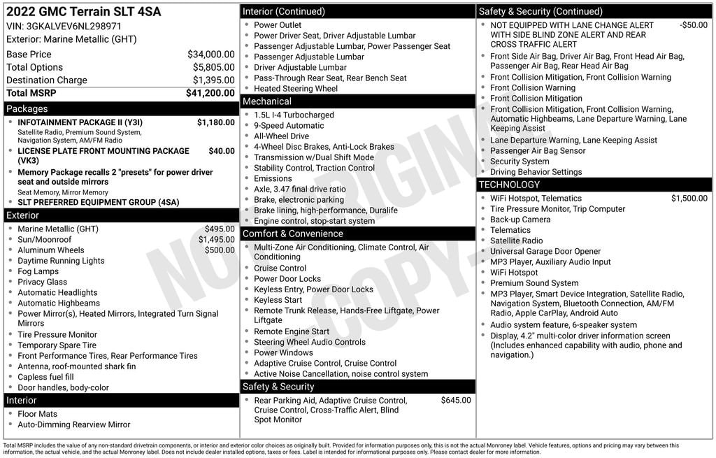 2022 GMC Terrain SLT - Photo 10