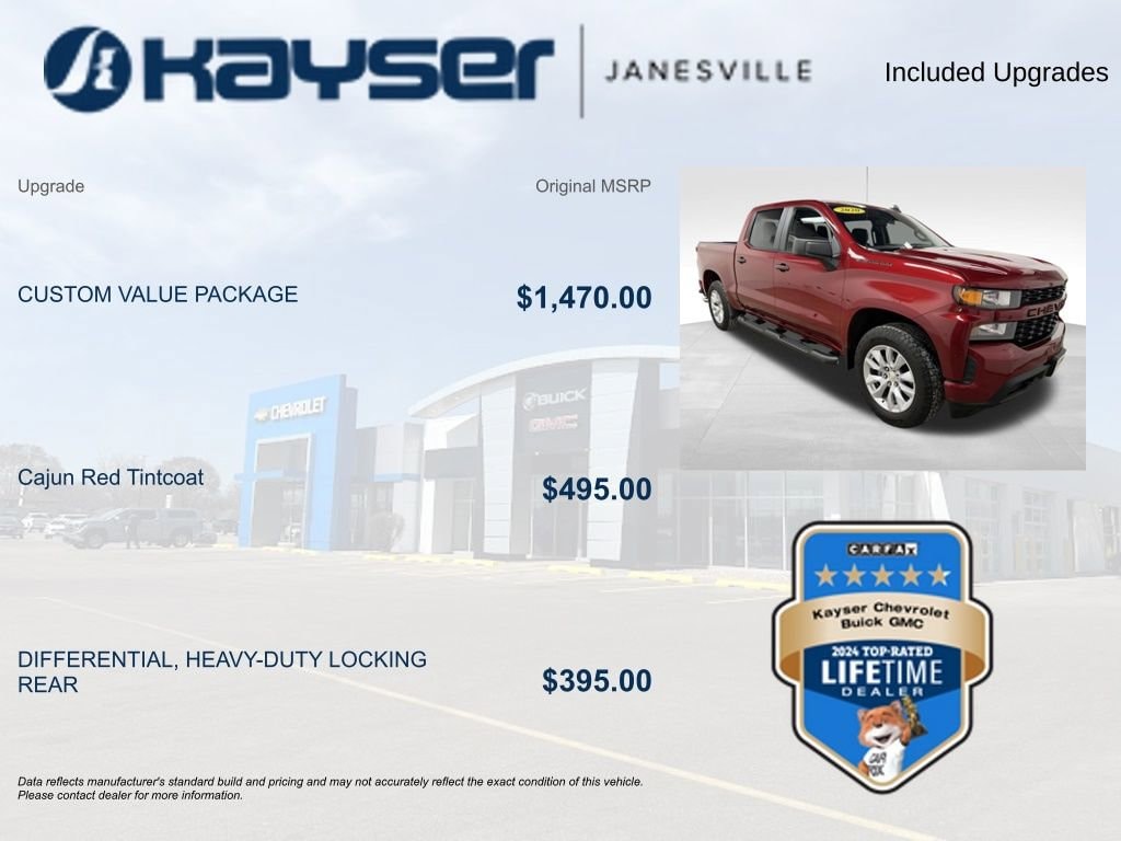 Used 2020 Chevrolet Silverado 1500 Custom Truck