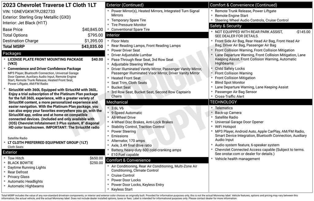 2023 Chevrolet Traverse 1LT - Photo 10