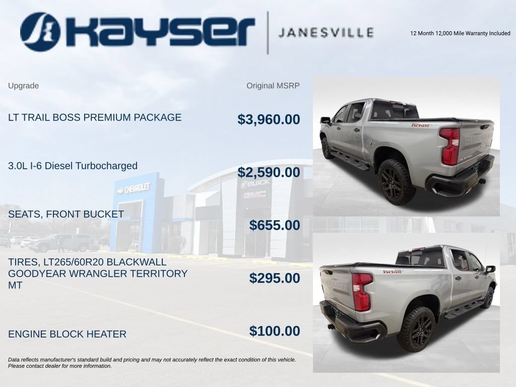 Used 2025 Chevrolet Silverado 1500 LT Trail Boss Truck