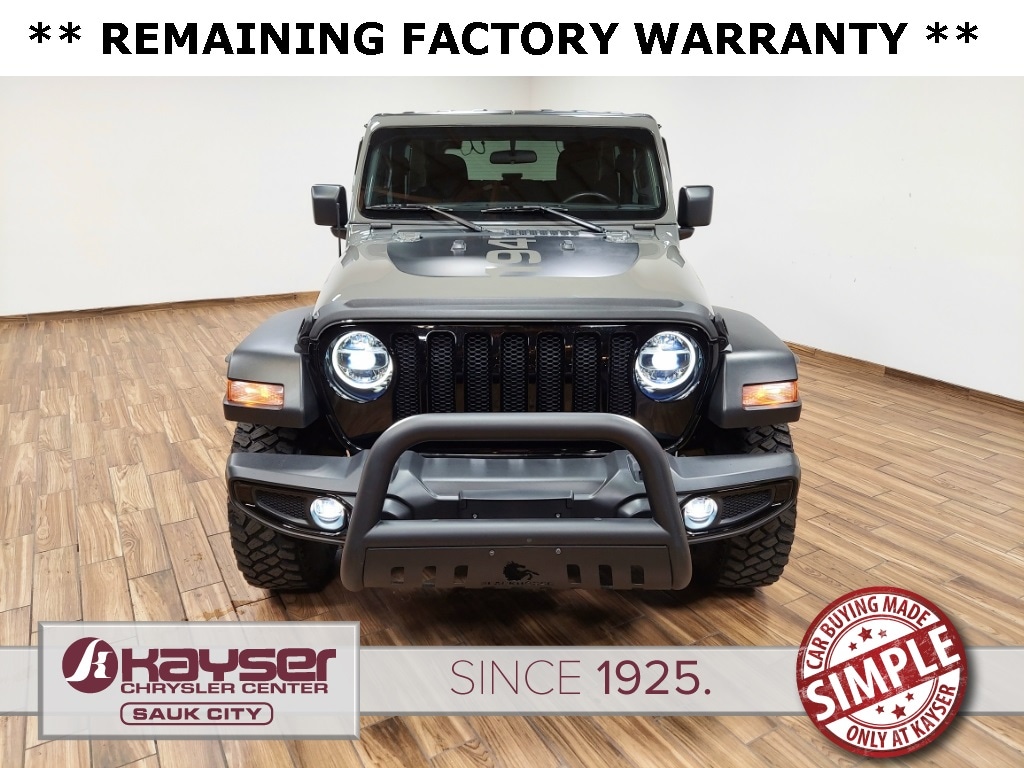 Used 2022 Jeep Wrangler Willys with VIN 1C4HJXAG1NW207098 for sale in Sauk City, WI