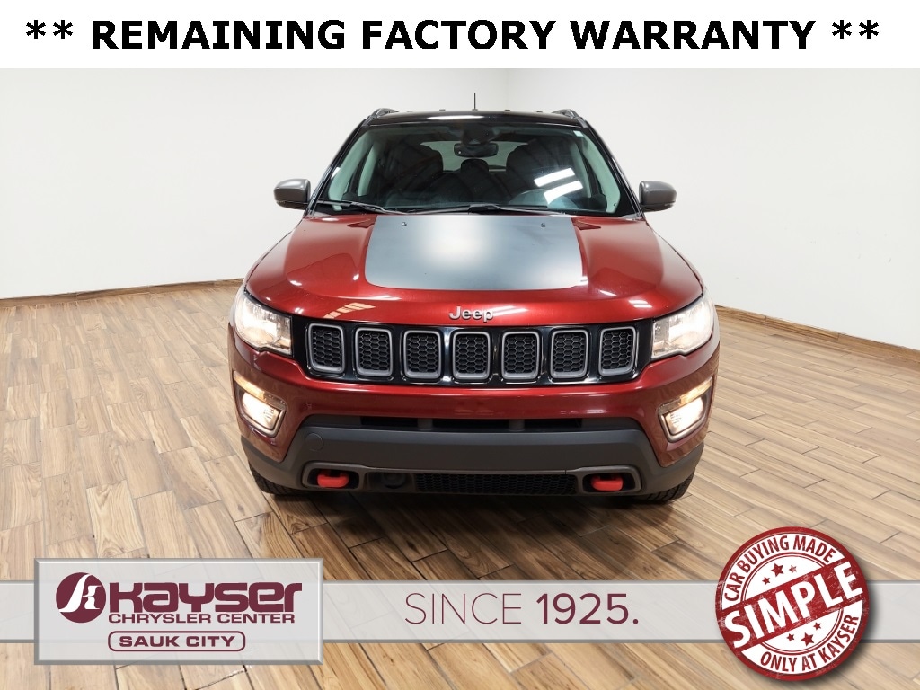 Used 2021 Jeep Compass Trailhawk with VIN 3C4NJDDB0MT590456 for sale in Sauk City, WI