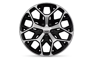 21-Inch Machined with High-Gloss Black Painted Pockets