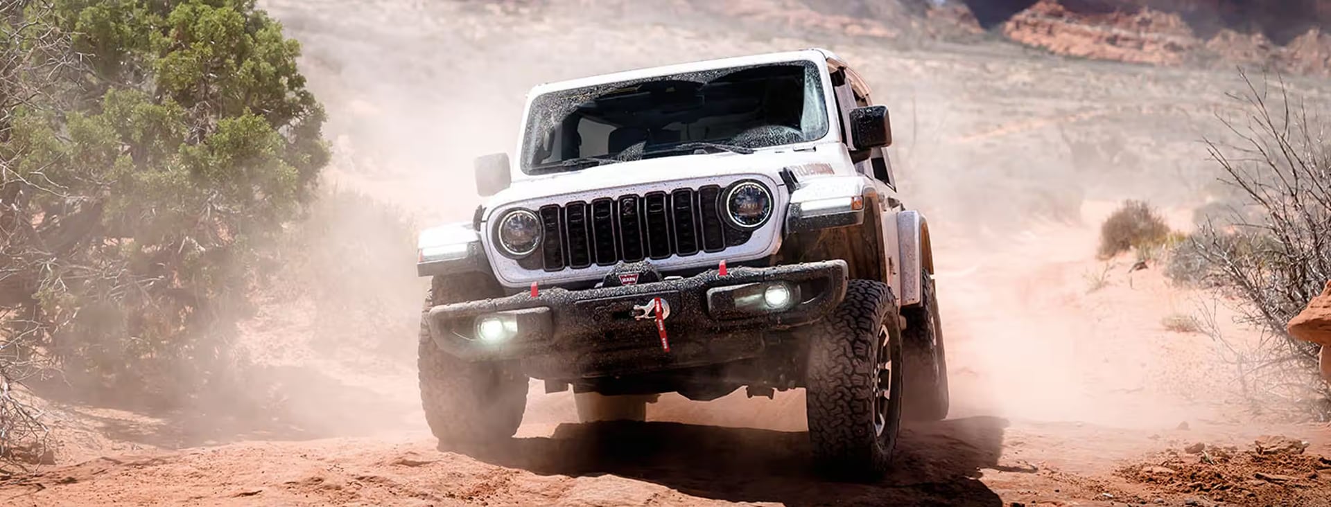 Jeep Wrangler in action