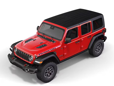 Wrangler with top and doors off