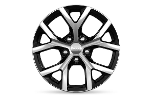 18-Inch Polished with High-Gloss Black Pockets