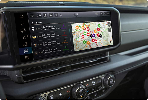 12.3-inch Uconnect touchscreen display