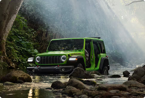 Jeep Wrangler water fording capability