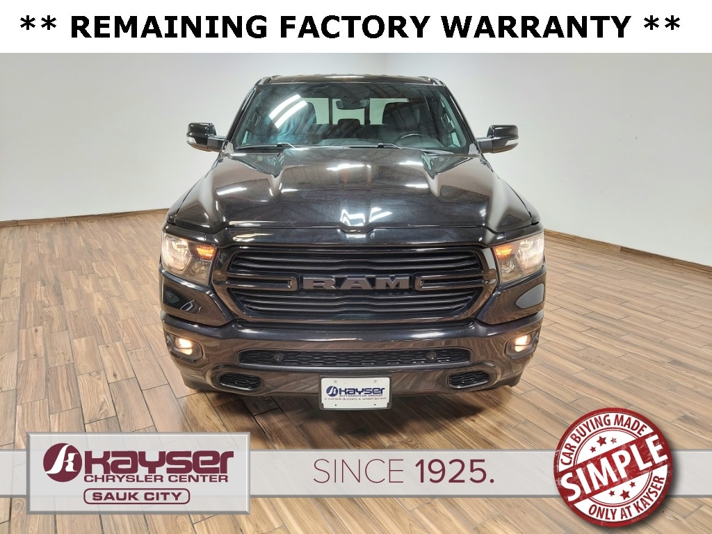 Used 2021 RAM Ram 1500 Pickup Big Horn/Lone Star with VIN 1C6SRFFT1MN721334 for sale in Sauk City, WI