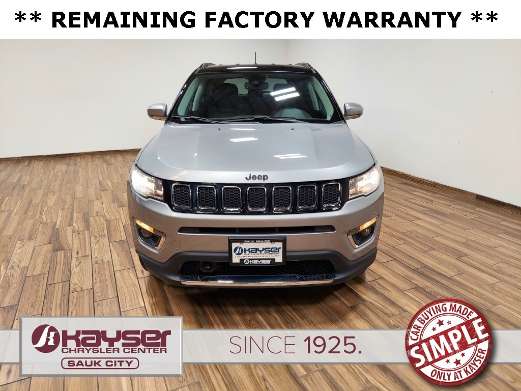 Used 2021 Jeep Compass Limited with VIN 3C4NJDCB8MT501198 for sale in Sauk City, WI