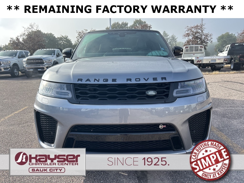 Used 2022 Land Rover Range Rover Sport SVR with VIN SALWZ2RE0NA226723 for sale in Sauk City, WI