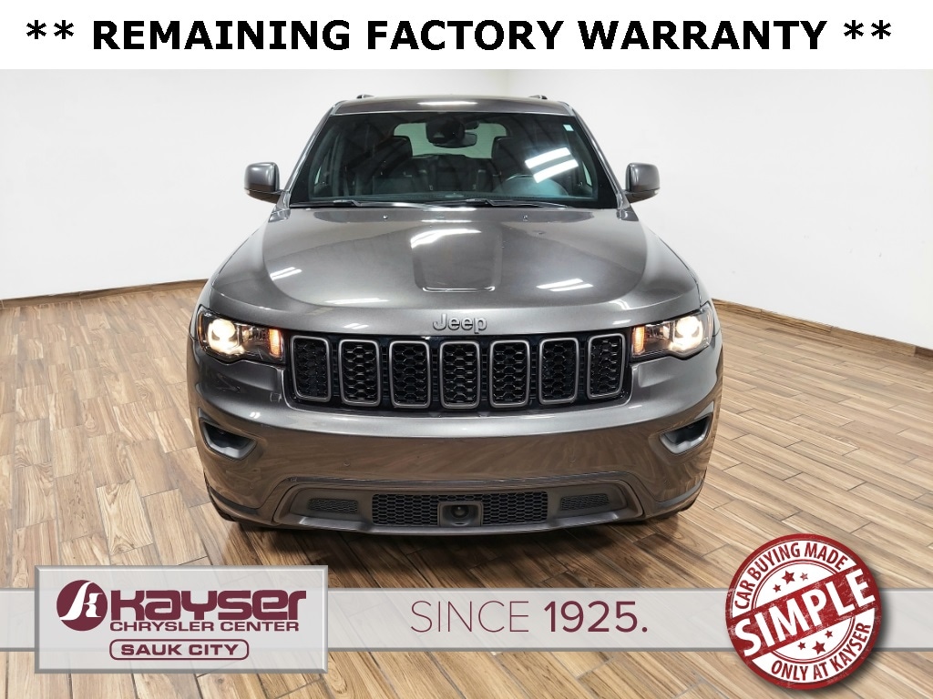 Used 2021 Jeep Grand Cherokee 80th Edition with VIN 1C4RJFBG6MC584393 for sale in Sauk City, WI