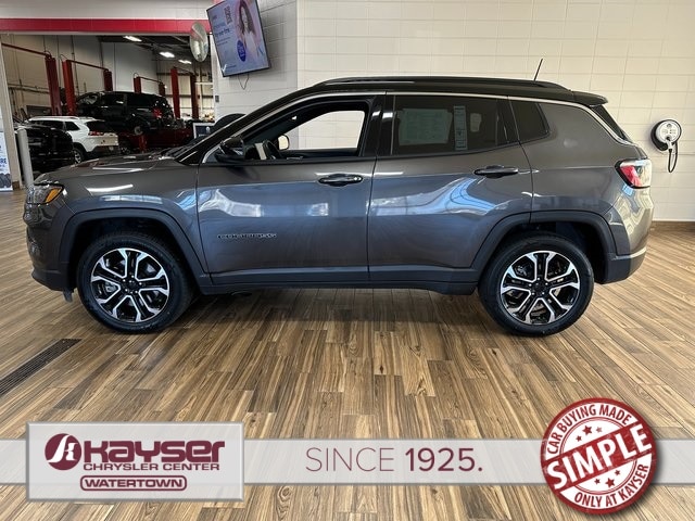 Certified 2023 Jeep Compass Limited with VIN 3C4NJDCN7PT523515 for sale in Watertown, WI