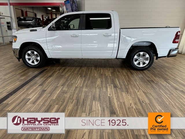 Certified 2024 RAM Ram 1500 Pickup Laramie with VIN 1C6SRFJT5RN223748 for sale in Watertown, WI