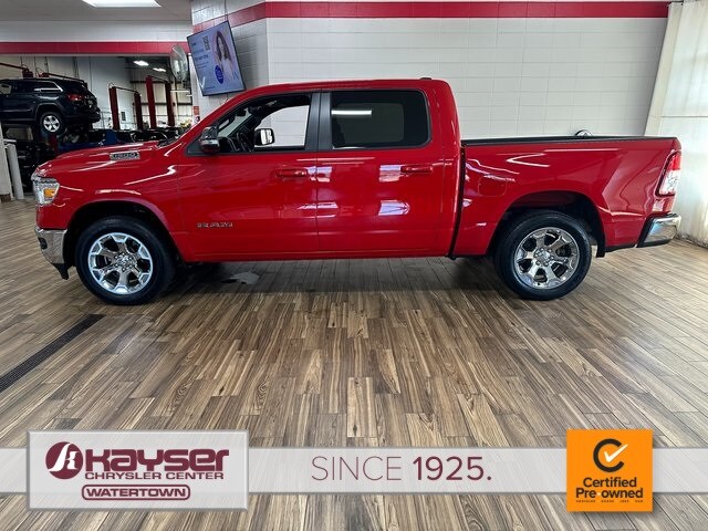Certified 2022 RAM Ram 1500 Pickup Big Horn/Lone Star with VIN 1C6SRFFT9NN339456 for sale in Watertown, WI