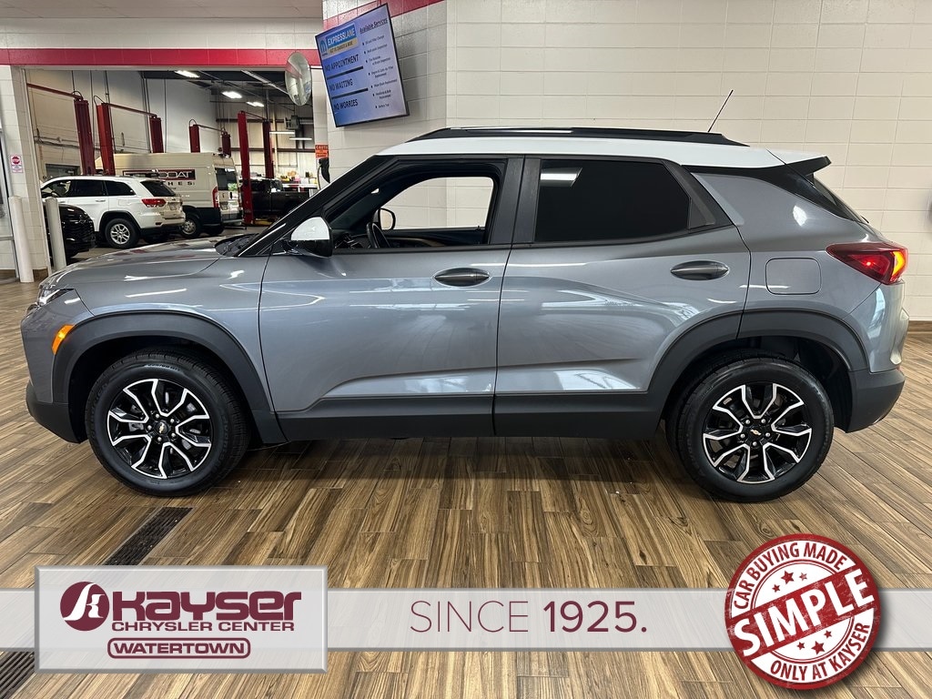Certified 2021 Chevrolet Trailblazer Activ with VIN KL79MSSLXMB013649 for sale in Watertown, WI