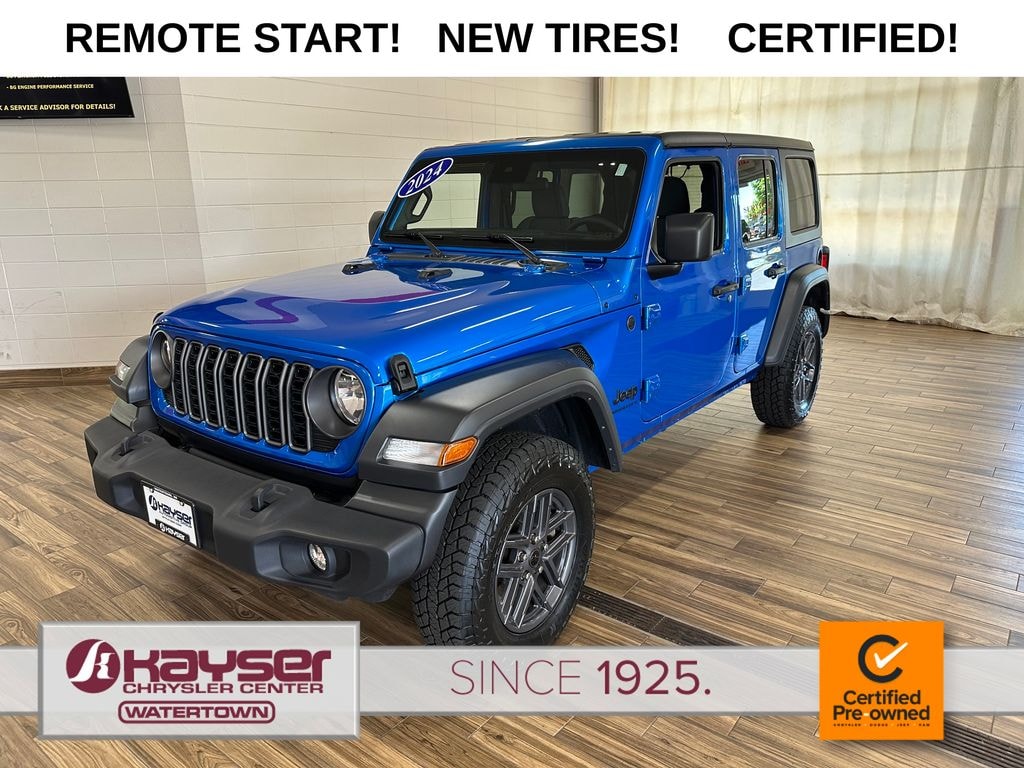 Certified 2024 Jeep Wrangler Sport S SUV